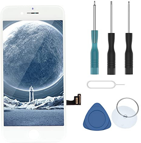 -LCD-Display für iPhone 7, 11,9 cm (4,7 Zoll), Digitizer mit 3D-Touch, Weiß (mit Werkzeugsets)