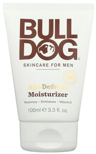 Bulldog Mens Skincare and Grooming Age Defense Moisturizer, 3.3 Ounce (100ml)