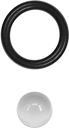 Dichtung Wartungssatz O-Ring + Glaskugel für Cremaventil der Brühgruppe für passend Saeco Spidem Kompatibel/Ersatz für Miele Gaggia Krups Solis Bosch Tchibo König Rotel Set-7 von Snapworld-Kaffee