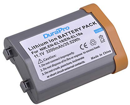 DuraPro Batterie EN-EL18 3200mAh pour Nikon EN EL18 EN-EL18A EN-EL18C et D4, D4S, D5, D6