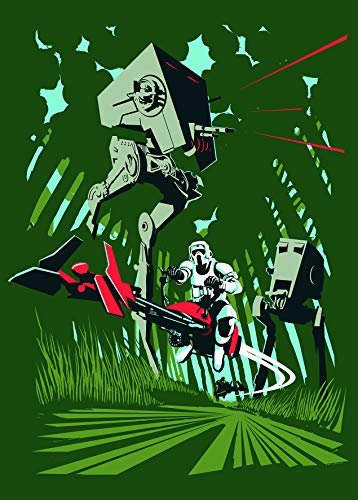 Komar Wandbild | Star Wars Classic Vector Endor | Kinderzimmer, Jugendzimmer, Dekoration, Kunstdruck | ohne Rahmen | WB108-50x70 | Größe: 50 x 70 cm (Breite x Höhe)
