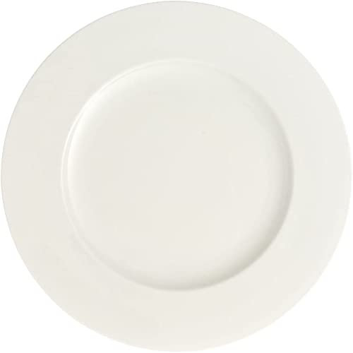 Villeroy & Boch Royal Speiseteller 6 Stück Nr. 1044122620 und 4er Set EKM Living Edelstahl Strohhalme