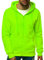 OZONEE Herren Kapuzenpullover Sweatjacke Sweatshirt Farbvarianten Kapuzenjacke Kapuzenpulli mit Reißverschluss Langarm Hoodie Sport Style Casual Fitness Training Basic 02B GRÜN-NEON L