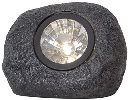 Star LED-SolarsteinRocky, grau