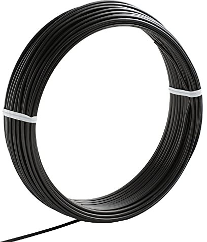 Wazakura Aluminium Bonsai-Trainingsdraht 150 g, Hergestellt in Japan, Zweig und Stammformung - 2,0 mm Schwarz