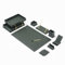 MOOGCO Bonded Set Luxus-Schreibtischunterlage und Schreibtisch-Organisation, Schreibtisch-Organizer, Leder-Schreibtisch-Organizer (Green)