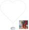 Kit per arco a palloncino a forma di cuore, kit di supporto per palloncini per decorazione di sfondo per feste, kit di supporto rimovibile per colonna per palloncini adatto per matrimoni, baby shower,