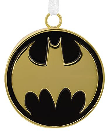 Hallmark DC Comics Batman Bat-Signal Weihnachtsdekoration, Metall (0002HCM9219)