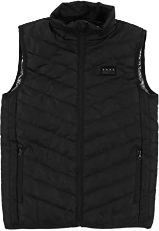 Fafeicy Chaleco Calefactable Ligero para Hombre, Chaleco Calefactor Eléctrico Recargable Inteligente, Chaleco Calefactor Eléctrico Unisex a Prueba de Agua (5XL)