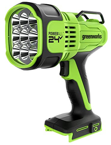 Greenworks Spot LED 24 V, 3000 lumens, luminosité variable, outil uniquement