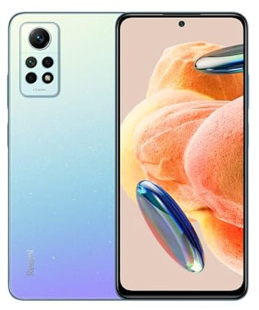 Xiaomi Redmi Note 12 Pro 4G Smartphone, glattes AMOLED-Display mit 120 Hz, Snapdragon 732G, 108 MP Breitkamera, 67 W Turbo-Ladung (8 + 128 GB, Sternenblau)