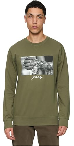 Mister Tee Herren Pray 2.0 Crewneck