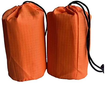 FrEshn Gemütliche Campingmatratze Notschlafsack - Verwendung als Notfall-Biver Sack, Survival Sleeping Bag, Mylar Not-Decke Campingmatratze 160x180