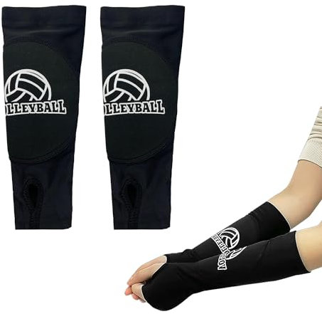 MAXQUU 1 Paar Volleyball-Armschützer, Schwamm-Antikollisions-Armschützer, Volleyball-Sportarmschützer, Volleyball-Spezialarmschützer, Damen-Sport-Ellbogenschützer, Volleyball-Zubehör.