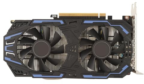 ASHATA für GTX1060 GDDR5 192-Bit-Gaming-Grafikkarte, PCI Express X16 3.0-Grafikkarte, Unterstützt HDR-GPU-Grafikkarte 8008 MHz mit für HDMI DisplayPort DVI Dual Fan (GTX 1060 3 GB)