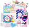 First Period Kit für Mädchen – mit Lil Lets Damenbinden und Einlagen, Bodyform Slipeinlagen, Roll-on-Deodorant, Badebombe, Mini-Seife und Perioden-Tracker