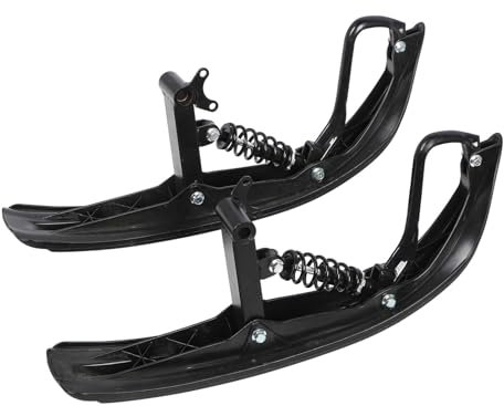 Paar Schnees Ch Litten Brett Set, Tragbares Fahrrad Snowboard Ski Kit Fahrrad Schlitten Kit, Robustes Schlitten Kit mit Verbessertem Griff für ATV, Go Kart, UTV, Quad