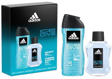 adidas Ice Dive Giftset including Eau de Toilette 100ml and Shower Gel 250ml