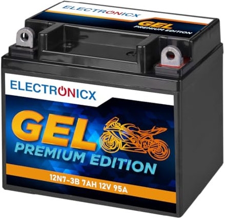 Batteries moto au gel (7Ah 12V 12N7-4B)