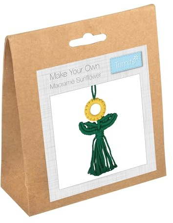Trimits Make Your Own Macramé Decoration Kit, Sunflower