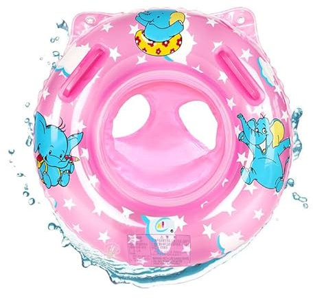 Salvagente Gonfiabile per Bambini, Salvagente Neonato con Seggiolino, Piscina Galleggiante Neonato, Anello di Nuoto Bambini Ciambella Gonfiabile per 6 Mesi-3 Anni Baby
