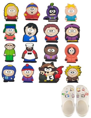 TPZORJX 16 PCS crocs,Schuh Charms, Crocs Anstecker, Schuhanstecker Anstecker, Cartoon Schuhdekoration, Anime Dekoration, Perfekt Als Schuhdekoration Oder Als Kindergeburtstagsgeschenk