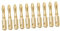 Gatuida 10Pezzi Connettori Audio Banana Placcati Terminali per Diffusori Hi Fi Facile Installazione Conduttività e Calore per Altoparlanti