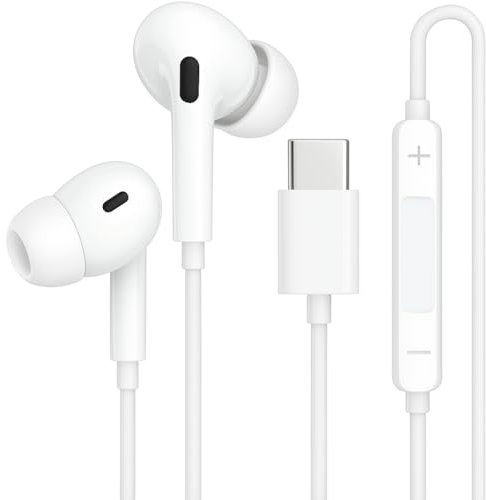 KP TECHNOLOGY Earphones for OnePlus Nord 5 / OnePlus Nord CE5, Wired Headphones, Earbuds In-Ear Earphones with USB Type C Interface (JH-081)