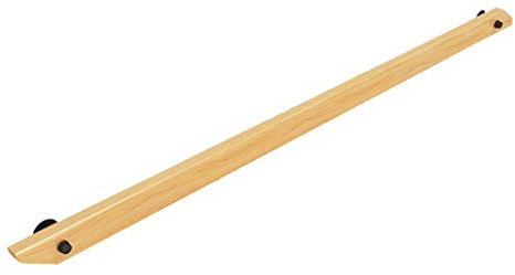 Holztreppen-Handlauf-Set für Innentreppen, natürlich, rutschfest, Wandmontage, 50,8 cm, für Kinder und Senioren, Sicherheits-Handlauf.