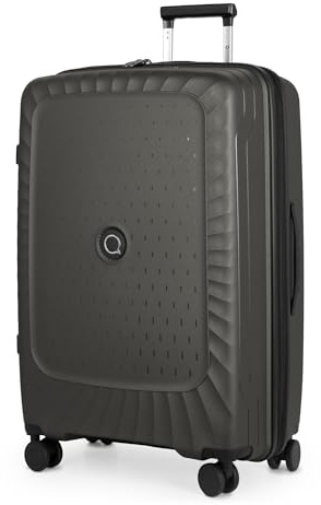 Hauptstadtkoffer Kotti - Großer Hartschalenkoffer, TSA, 4 Rollen, PP (Recycelt), Check-In Gepäck mit 3 cm Volumenerweiterung, 75cm, 116 Liter, Titan