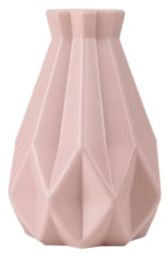 Aboiled Imitation Ceramic Flower Pot Modern Flower Vase Home Decoration Flower Arrangement Living Room Pink