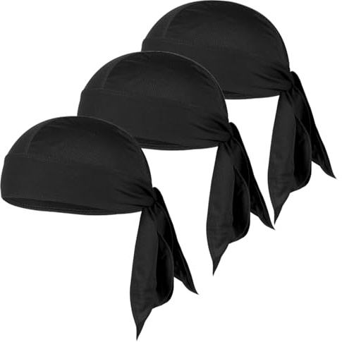 TIHNY Skull Cap Bandana, atmungsaktives, schnelltrocknendes und schweißableitendes Kopftuch für Radfahren und Laufen