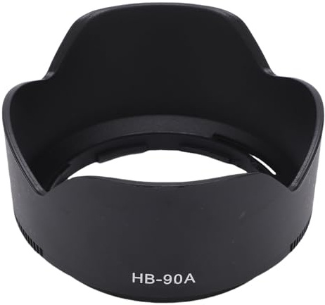 Tbest Gegenlichtblende für DX 50–250 Mm F/4,5–6,3 VR ABS HB 90A Umkehrkamera mit 62 Mm Kappe