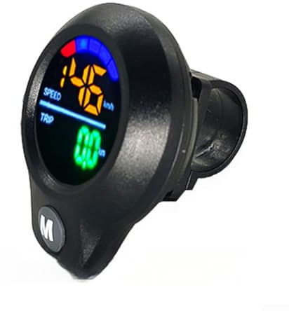 Elektrofahrrad LCD Display, 48V Tacho mit Batterie Kilometerstand Spannung, Wasserdicht Digital Instrument für E-Bike Scooter