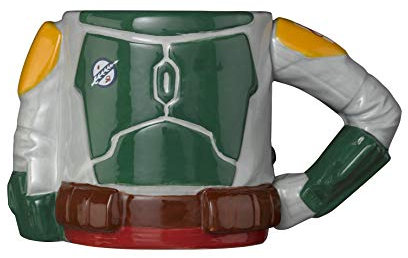 Cableguys MMEBSW300086 Meta Merch Metamerch Star Wars, Boba Fett 360' Body, Sculpted Mug, dolamite, 14 Ounces
