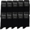 Occulto chaussettes noire homme lot de 10-30 (modèle: Hermann) 47-50 10 Paires | Noir