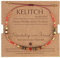 KELITCH Seed Perlen Freundschaft Armbänder Dünne Seil Armbänder Frauen Handgemachten Schmuck (Rot C)