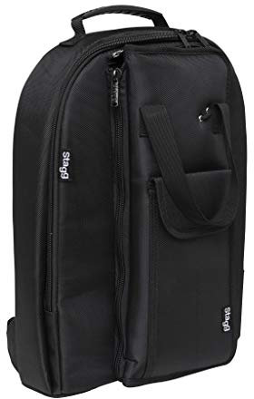 Stagg DSBACKPACK Rucksack mit abnehmbarer Stick Tasche