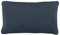 Marc O Polo Strick Dekokissen Plaid Nordic Knit Smoke Blue Dekokissen 30x60 cm