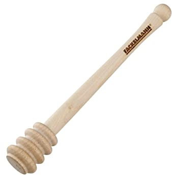 Fackelmann 31105 Cuillère à Miel, cuillère en Bois, cuillère Miel, cuillère Miel Bois, Bois de hêtre, 16,5 cm