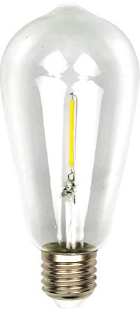 MJ PREMIER LED Light Bulb E27 Base Replacement Bulbs 3V Customized Special Table Lamp Battery Operated Only Warm White Light