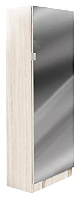 HTI-Line Spiegelschuhschrank Thekla L Spiegelschrank Schuhregal Dielenschrank Schrank Sonoma