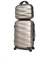 CELIMS ABS Koffer für Kabinengröße und Kosmetikkoffer, Champagner (5806), one size, Champagner