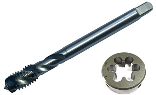 CNC QUALITÄT Set di filettature – Maschio e Filiera M3 – M24 – Filettatrice fine forma C 35° – produzione EU (M8 x 0,75)