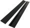 Gobabo Silicone Kitchen Gap Cover, Heat Resistant Stove Space Filler, Black 25 x 2