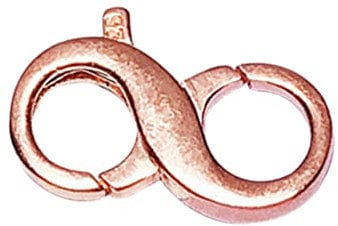 Milisten Double Opening Lobster Clasp, Double Opening Clasps Connector, Sterling Silver Necklace Bracelet Extender for DIY Jewelry Repair Kit Bracelet Necklace Jewelry Closing (Rose Gold)