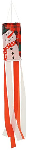 Weihnachtliche Luftröhrenfahne weihnachtsdeko Outdoor- tür weihnachtsfeier dekoration Ornament Wohnkultur Yard Windsack dekorativer Windsack draussen Rasen