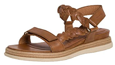 Tamaris Femme Damen 1-1-28263-30 Sandale cale, Cognac, 41 EU