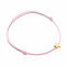 Pulsera de mujer original de cuerda con corazón / estrella. Pulsera de acero quirúrgico bañada en oro/plata para mujer ideal para regalo del día de la madre, cumpleaños, aniversario. Joyería mujeres