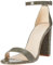 The Drop Rebecca Strappy - Sandali Con Tacco Alto da Donna, Capperi Olive Croc, 39